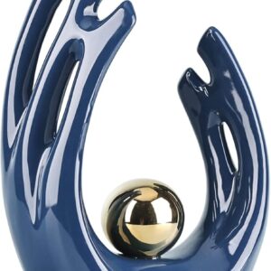 12"H Navy Blue Home Decor Accent