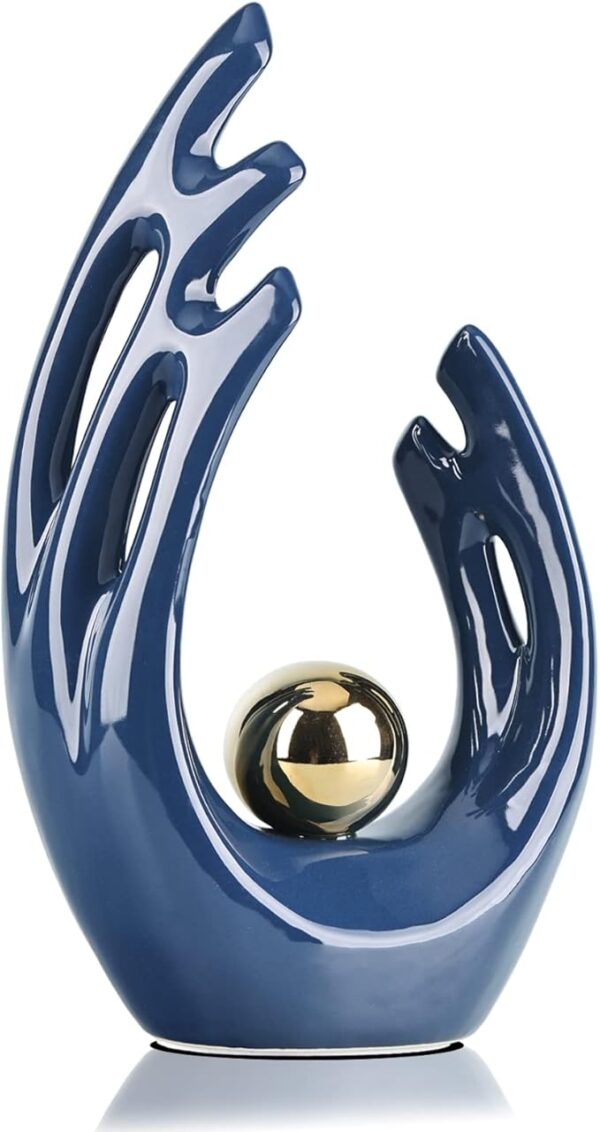 12"H Navy Blue Home Decor Accent