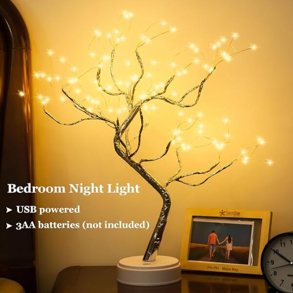 Room Decor, 20" 108 LED Tabletop Bonsai Tree Light - Image 2