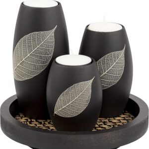 IYARA CRAFT Tealight Candle Holders with Candle Tray